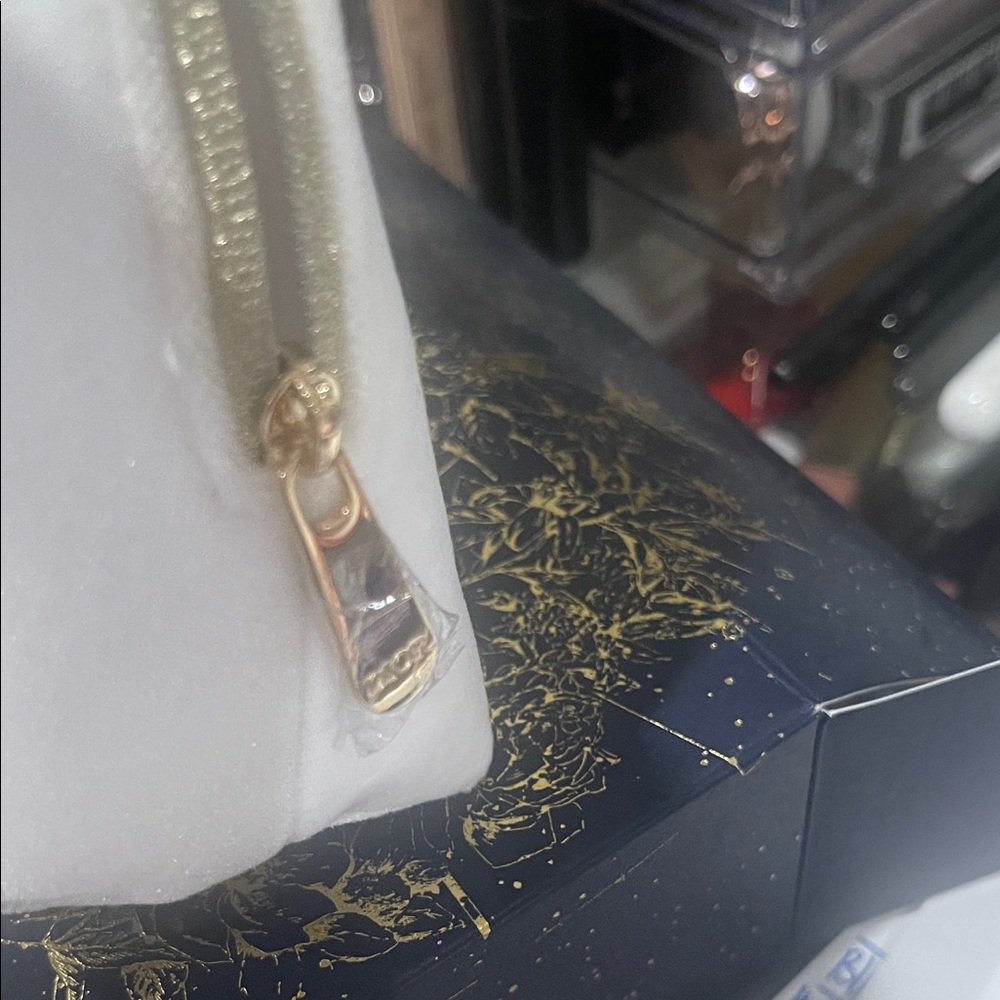 Dior Snowy White Pouch with Gold Details New in Box! This is only for the bag - Picture 3 of 6